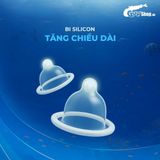 (Hộp 1 Cái + 1 Bi Silicon) Bao cao su OLO Cá Thần - Gai cạnh chính hãng 742825