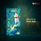 (Hộp 1 Cái + 1 Bi Silicon) Bao cao su OLO Nai - Gai đầu chính hãng 742823