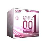 (Hộp 10 Cái) Bao cao su OLO 0.01 Zero Hồng - Siêu mỏng, có hạt, nhiều gel chính hãng 742800