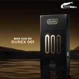 Bao cao su Durex 001 - Siêu mỏng, 54mm (Hộp 6 Cái) 