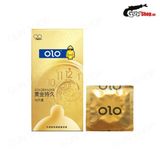 Bao cao su OLO 0.01 Gold - Siêu mỏng, kéo dài (Hộp 10 Cái) 