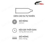Bao cao su OLO 0.01 Black - Siêu mỏng chính hãng (Hộp 10 Cái) 