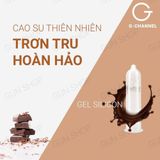 Bao cao su Nakanishi - Siêu mỏng 0.03mm, hương socola (Hộp 4 Cái)