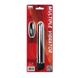 Trứng Rung Massage Inox MULTIPLE BAILE 2 Đầu Dùng Pin 627133