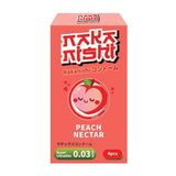 Bao cao su Nakanishi - Siêu mỏng 0.03mm, hương đào (Hộp 4 Cái) 