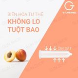 Bao cao su Nakanishi - Siêu mỏng 0.03mm, hương đào (Hộp 4 Cái) 