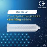 (Hộp 10 Cái) Bao cao su Rocmen Sea Horse Spikes - Kéo dài thời gian chính hãng 742746