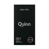 (Hộp 12 Cái) Bao cao su Quinn Ultra Thin - Siêu mỏng Chính Hãng 742745