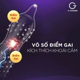Bao cao su Sagami Feel Up - Siêu điểm nổi (Hộp 10 Cái)