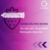 (Hộp 120 Cái) Bao cao su Human - Hương dâu, điểm nổi chính hãng 742740