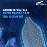 Bao cao su Muaisi Cold - Siêu điểm nổi, mát lạnh (Hộp 10 Cái)