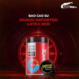 (Hộp 12 Cái) Bao cao su Muaisi Imported Latex Red - Kéo dài thời gian chính hãng 742723