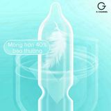(Hộp 12 Cái) Bao cao su Up To Top 0.Zero - Siêu mỏng chính hãng 742715