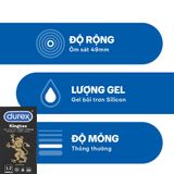 Bao Cao Su Durex Kingtex Chính Hãng - Size Nhỏ 49mm