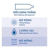 Bao Cao Su Durex Invisible Chính Hãng Thái Lan - 10s