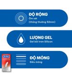 Bao cao su siêu mỏng Durex Fetherlite Ultima Thái Lan 12s