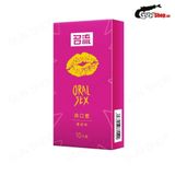 Bao cao su quan hệ miệng Mingliu Oral Sex - Hương anh đào (Hộp 10 Cái) 