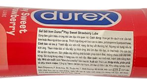 Gel Bôi Trơn Hương Dâu Durex Play Strawberry Thái Lan 