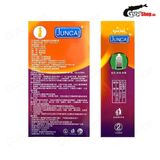 Bao cao su Juncai Pleasuremax - Gân và điểm nổi (Hộp 12 Cái)