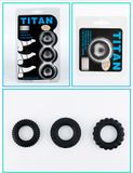 Bộ 3 Vòng Đeo Dương Vật Titan Cao Cấp, che tên sp 