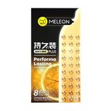 Bao cao su Meleon Performa Lasting 8 Times - Hạt nổi lớn, kéo dài thời gian gấp 8 lần (Hộp 12 Cái) 