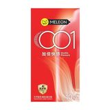  Bao cao su Meleon 001 Double Pleasure - Siêu mỏng, nhiều gel (Hộp 10 Cái)