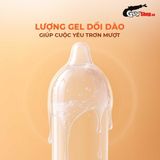 (Hộp 12 Cái) Bao cao su Durex Fetherlite Feel - Siêu mỏng, nhiều gel chính hãng 742596