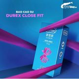 (Hộp 12 Cái) Bao cao su Durex Close Fit - Ôm sát 49mm chính hãng 742594