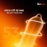 (Hộp 12 Cái) Bao cao su Durex Excita Ribbed - Gân nổi chính hãng 742587
