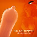 (Hộp 12 Cái) Bao cao su Durex Strawberry - Hương dâu, 56mm chính hãng 742585