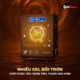 (Hộp 3 Cái) Bao cao su Shell Perky Prolong - Siêu mỏng, kéo dài thời gian, hương cà phê chính hãng 742575