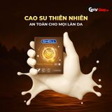 (Hộp 3 Cái) Bao cao su Shell Perky Prolong - Siêu mỏng, kéo dài thời gian, hương cà phê chính hãng 742575