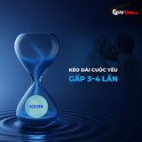 (Hộp 3 Cái) Bao cao su Shell Cold Prolong - Siêu mognr, kéo dài thời gian, bạc hà mát lạnh chính hãng 742573
