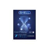 (Hộp 3 Cái) Bao cao su Shell Cold Prolong - Siêu mognr, kéo dài thời gian, bạc hà mát lạnh chính hãng 742573