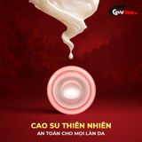 (Hộp 3 Cái) Bao cao su Shell Tropical Prolong - Siêu mỏng, kéo dài thời gian, hương hoa quả nhiệt đới chính hãng 742570