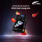 (Hộp 10 Cái + 3 Vòng Đeo) Bao cao su Shell Play Cocks 6 tính năng - Kéo dài thời gian chính hãng 742564