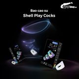 (Hộp 10 Cái + 3 Vòng Đeo) Bao cao su Shell Play Cocks 6 tính năng - Kéo dài thời gian chính hãng 742564