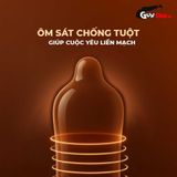 (Hộp 10 Cái) Bao cao su Shell Choco Prolong - Siêu mỏng, kéo dài thời gian, hương chocola chính hãng 742557