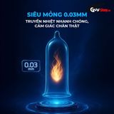 (Hộp 10 Cái) Bao cao su Shell Cool Prolong - Siêu mỏng, kéo dài thời gian, bạc hà mát lạnh chính hãng 742548