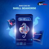 (Hộp 10 Cái) Bao cao su Shell Seahorse - Kéo dài thời gian chính hãng 742540