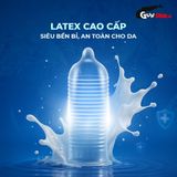 (Hộp 10 Cái) Bao cao su Shell Seahorse - Kéo dài thời gian chính hãng 742540