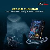 (Combo 2 Cái) Bao cao su Shell Dino Trice - Hộp 1 bao gai 2 vòng bi + 1 bao Performax chính hãng 742536