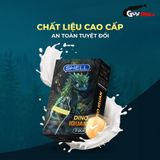 (Combo 2 Cái) Bao cao su Shell Dino Iguan - Hộp 1 bao 2 vòng bi siêu lớn + 1 bao Performax chính hãng 742530