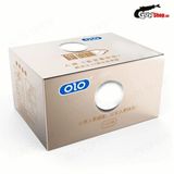 (Hộp 5 Cái) Bao cao su OLO 0.01 Trắng có bi - Siêu mỏng, bi tăng kích thước 1.5cm chính hãng 742516
