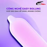 (Hộp 10 Cái) Bao cao su Okamoto Crown - Siêu mỏng nhẹ và mềm mại chính hãng 742501