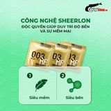 (Hộp 3 Cái) Bao cao su Okamoto 0.03mm Real Fit - Siêu mỏng, co rút ôm sát chính hãng 742498