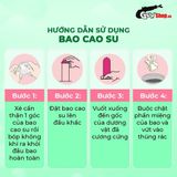 (Hộp 3 Cái) Bao cao su Okamoto 0.03mm Real Fit - Siêu mỏng, co rút ôm sát chính hãng 742498