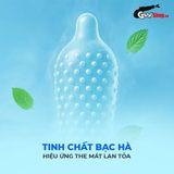 (Hộp 10 Cái) Bao cao su Okamoto Dot De Cool - Gai lạnh, kéo dài thời gian chính hãng 742497