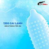 (Hộp 10 Cái) Bao cao su Okamoto Dot De Cool - Gai lạnh, kéo dài thời gian chính hãng 742497