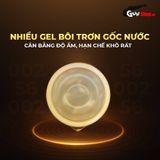 (Hộp 3 Cái) Bao cao su Okamoto 0.02 Hydro PU - Siêu mỏng, truyền nhiệt nhanh chính hãng 742493
